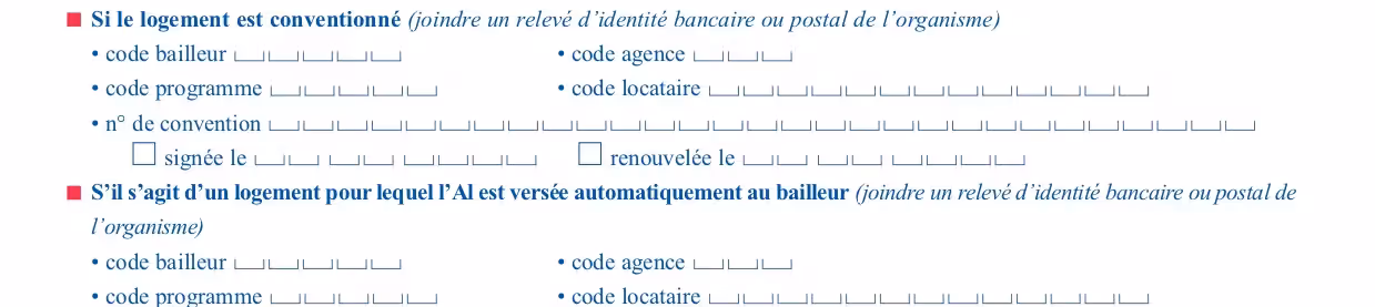 CAF conventionnement logement