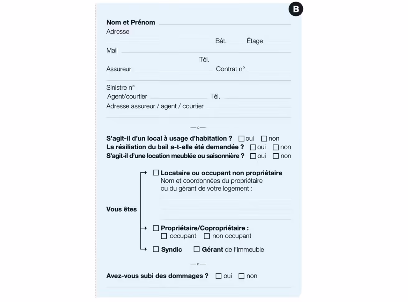 Constat amiable dégât des eaux zoom 3